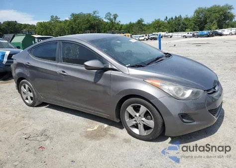 2013 Hyundai Elantra Gls из США, поврежденный, VIN 5NPDH4AE1DH276613